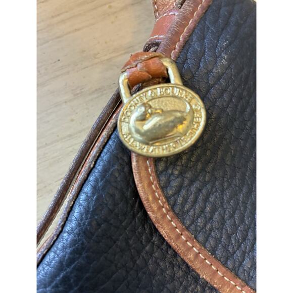 Vintage Dooney & Bourke All Weather Leather Crossbody Bag USA 80s 90s Equestrian - Picture 12 of 16